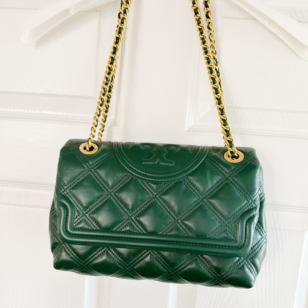 Tory Burch Fleming Soft Convertible Shoulder Bag Norwood - Picture 6 of 10